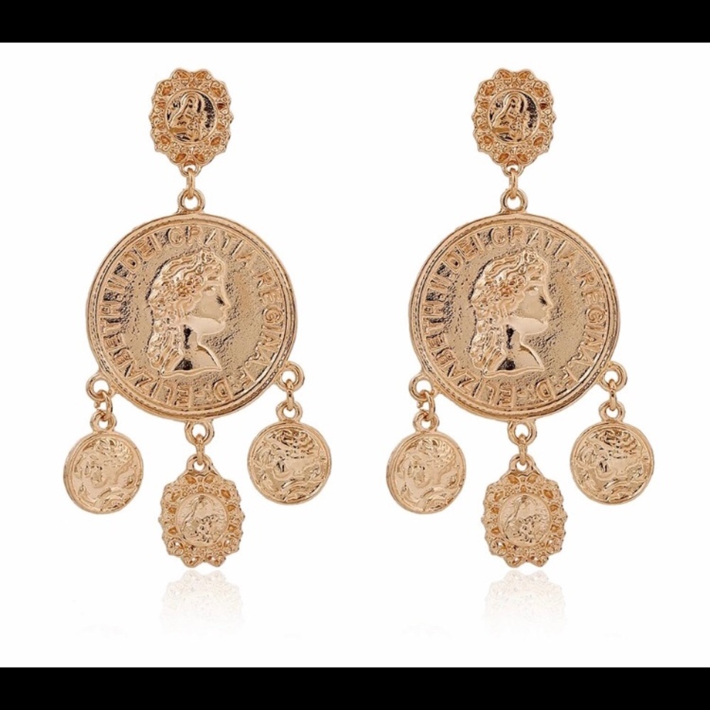 Coin earring